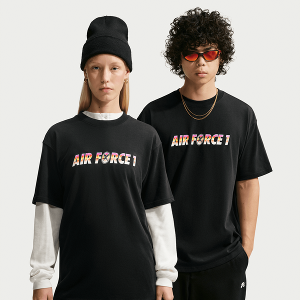 Nike SB Yuto Horigome Air Force 1 AF1 Skate T-Shirt Black-Black Sheep Skate Shop