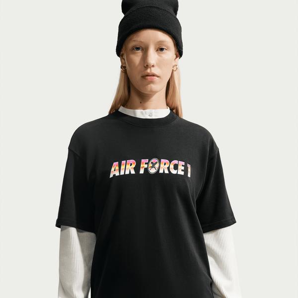 Nike SB Yuto Horigome Air Force 1 AF1 Skate T-Shirt Black-Black Sheep Skate Shop