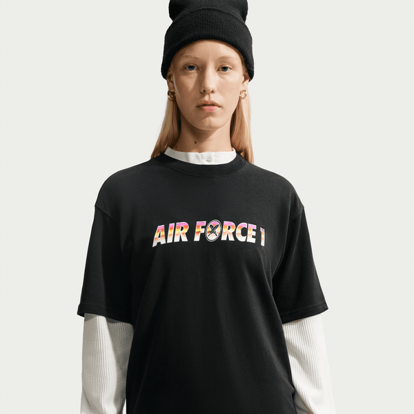 Nike SB Yuto Horigome Air Force 1 AF1 Skate T-Shirt Black-Black Sheep Skate Shop