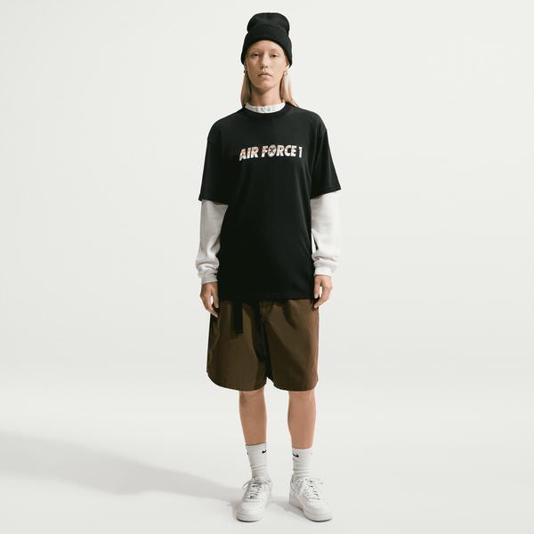 Nike SB Yuto Horigome Air Force 1 AF1 Skate T-Shirt Black-Black Sheep Skate Shop