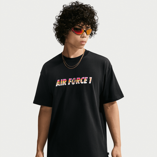 Nike SB Yuto Horigome Air Force 1 AF1 Skate T-Shirt Black-Black Sheep Skate Shop