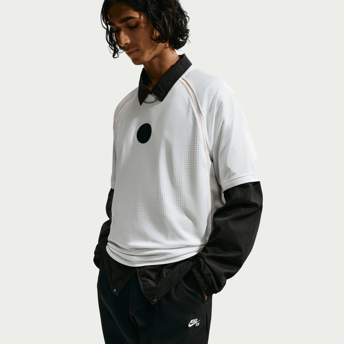 Nike SB Yuto Horigome Skate Jersey Summit White-Black Sheep Skate Shop