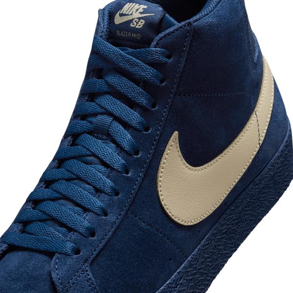Nike SB Zoom Blazer Mid Coastal Blue - Pale Yellow-Black Sheep Skate Shop