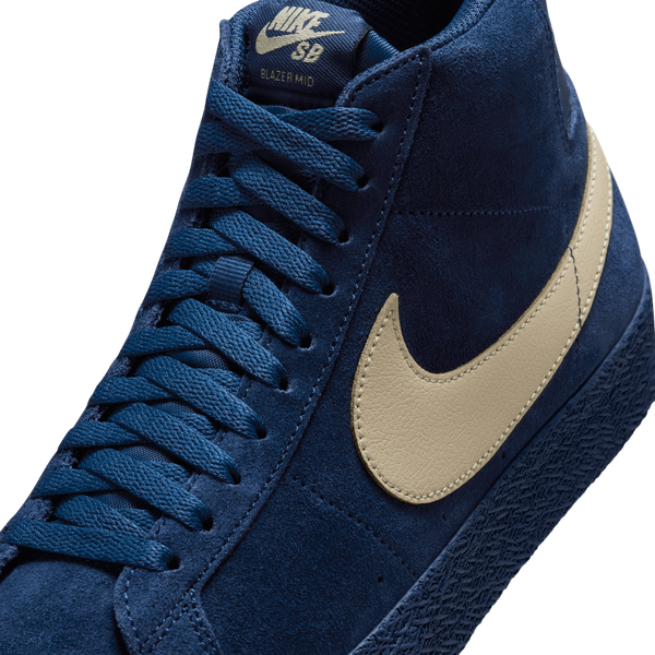 Nike SB Zoom Blazer Mid Coastal Blue - Pale Yellow-Black Sheep Skate Shop
