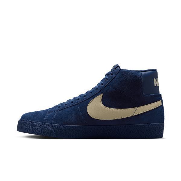 Nike SB Zoom Blazer Mid Coastal Blue - Pale Yellow-Black Sheep Skate Shop