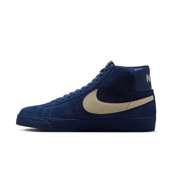 Nike SB Zoom Blazer Mid Coastal Blue - Pale Yellow-Black Sheep Skate Shop