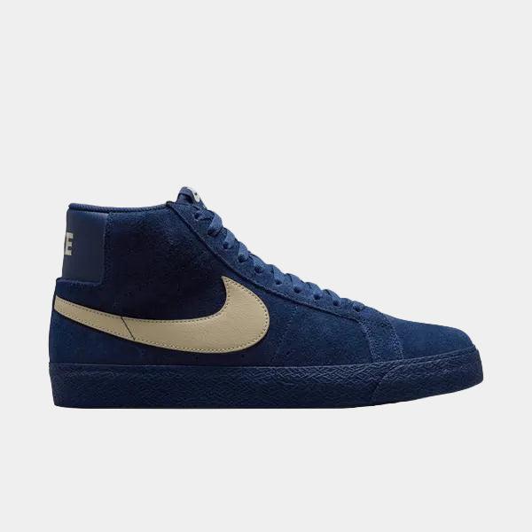 Nike SB Zoom Blazer Mid Coastal Blue - Pale Yellow-Black Sheep Skate Shop