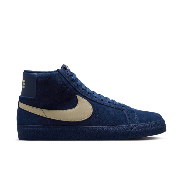 Nike SB Zoom Blazer Mid Coastal Blue - Pale Yellow-Black Sheep Skate Shop