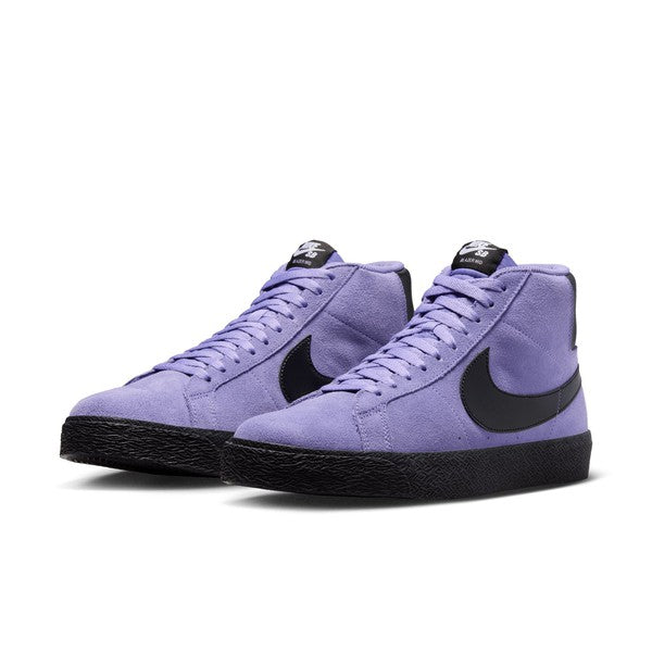 Nike SB Zoom Blazer Mid Dusty Amethyst - Black-Black Sheep Skate Shop