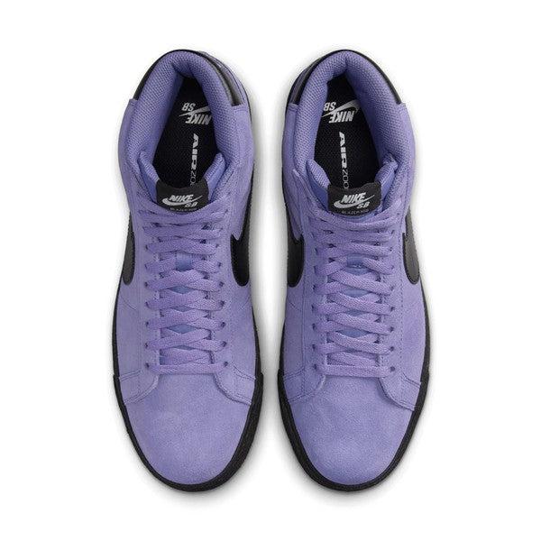 Nike SB Zoom Blazer Mid Dusty Amethyst - Black-Black Sheep Skate Shop