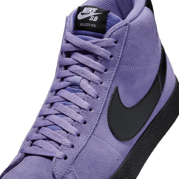 Nike SB Zoom Blazer Mid Dusty Amethyst - Black-Black Sheep Skate Shop