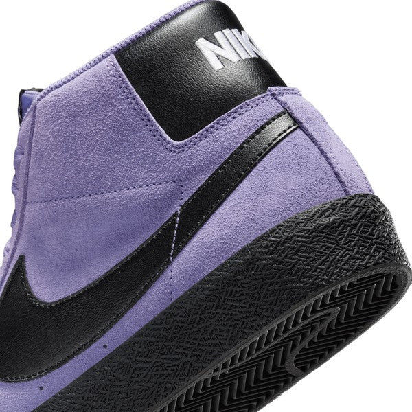 Nike SB Zoom Blazer Mid Dusty Amethyst - Black-Black Sheep Skate Shop