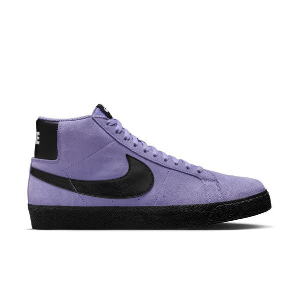 Nike SB Zoom Blazer Mid Dusty Amethyst - Black-Black Sheep Skate Shop