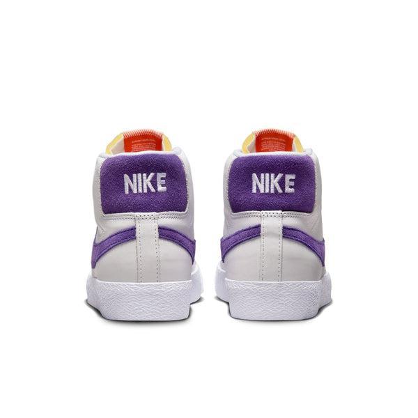 Nike sb blazer mid iso white/black/safety orange best sale