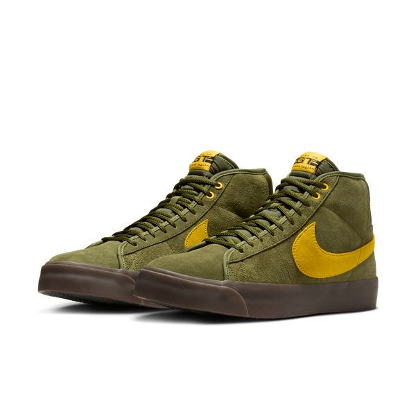 Nike SB x Antihero Skateboards Zoom Blazer Mid QS Rough Green - Amarillo - Rough Green-Black Sheep Skate Shop