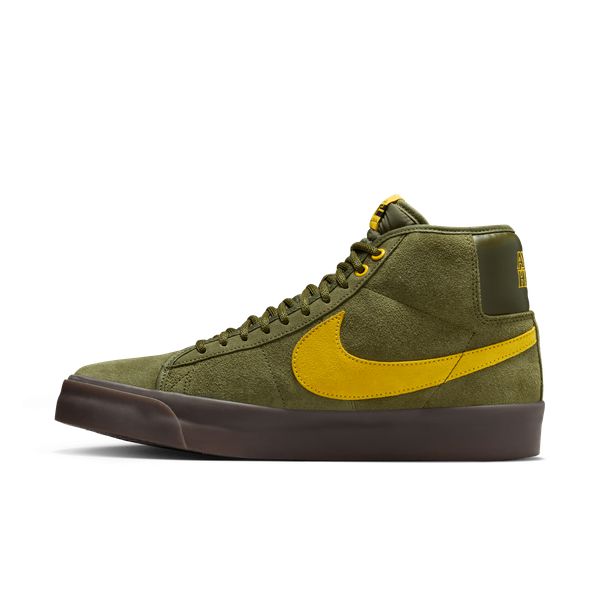 Nike SB x Antihero Skateboards Zoom Blazer Mid QS Rough Green - Amarillo - Rough Green-Black Sheep Skate Shop