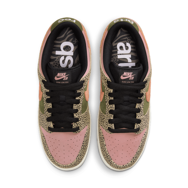 Nike SB x Arts & Rec Dunk Low Pro QS Khaki - Amber - Rough Green - Rust Pink-Black Sheep Skate Shop