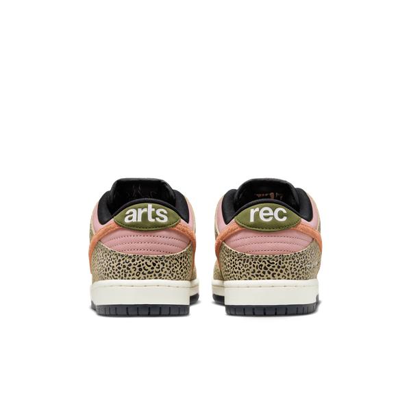 Nike SB x Arts & Rec Dunk Low Pro QS Khaki - Amber - Rough Green - Rust Pink-Black Sheep Skate Shop
