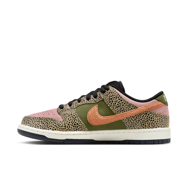 Nike SB x Arts & Rec Dunk Low Pro QS Khaki - Amber - Rough Green - Rust Pink-Black Sheep Skate Shop