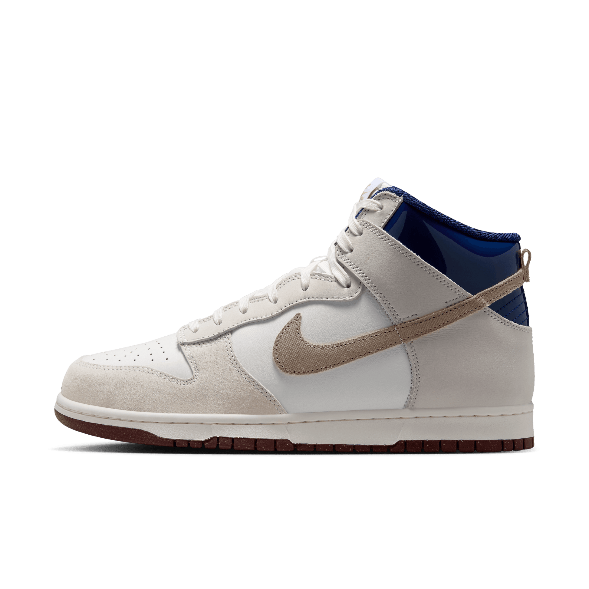 Nike SB x Beyond Store Dunk High Pro QS White - Ivory - Sand Dune - Blue Void-Black Sheep Skate Shop