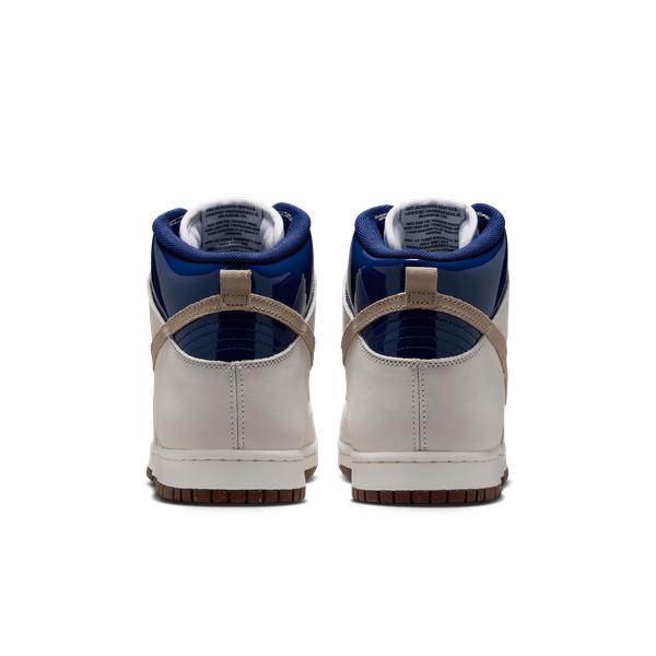 Nike SB x Beyond Store Dunk High Pro QS White - Ivory - Sand Dune - Blue Void-Black Sheep Skate Shop