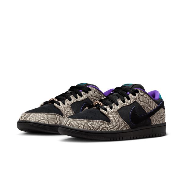 Nike SB x Dashawn Jordan "Copperhead" Dunk Low Pro String - Black- Bright Spruce - Fierce Purple-Black Sheep Skate Shop