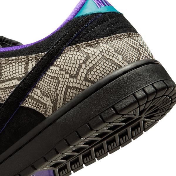 Nike SB x Dashawn Jordan "Copperhead" Dunk Low Pro String - Black- Bright Spruce - Fierce Purple-Black Sheep Skate Shop