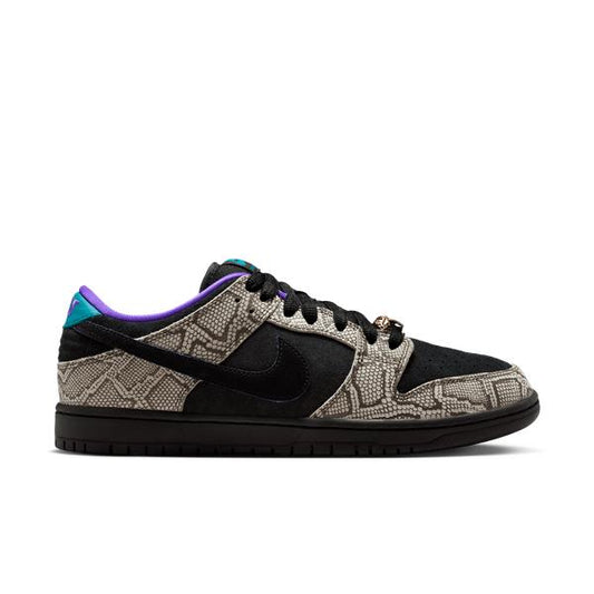Nike SB x Dashawn Jordan "Copperhead" Dunk Low Pro String - Black- Bright Spruce - Fierce Purple-Black Sheep Skate Shop