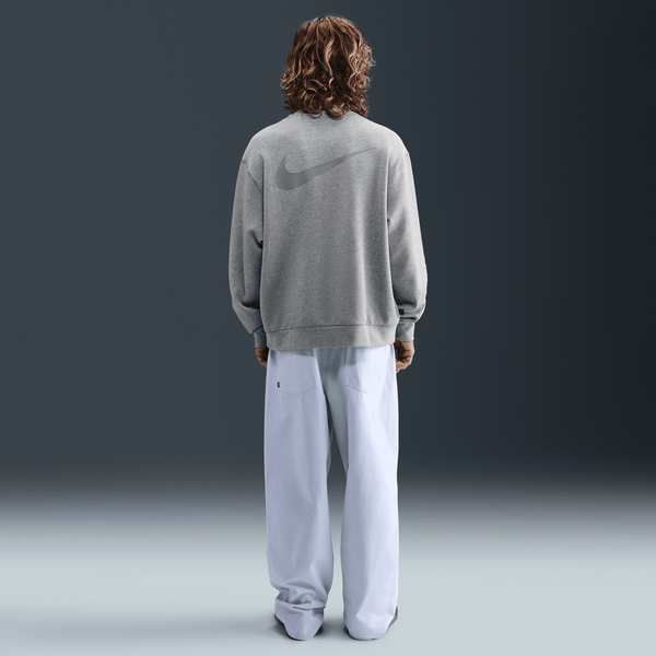 Nike SB x Eric Koston Fleece Skate Crew Heather Grey-Black Sheep Skate Shop