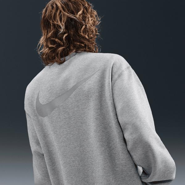 Nike SB x Eric Koston Fleece Skate Crew Heather Grey-Black Sheep Skate Shop