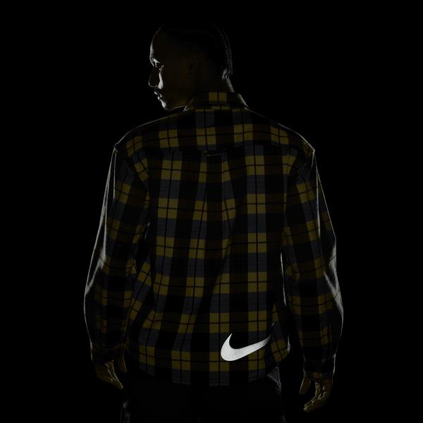Nike SB x Eric Koston Skate Flannel- Midnight Navy/ Speed Yellow-Black Sheep Skate Shop