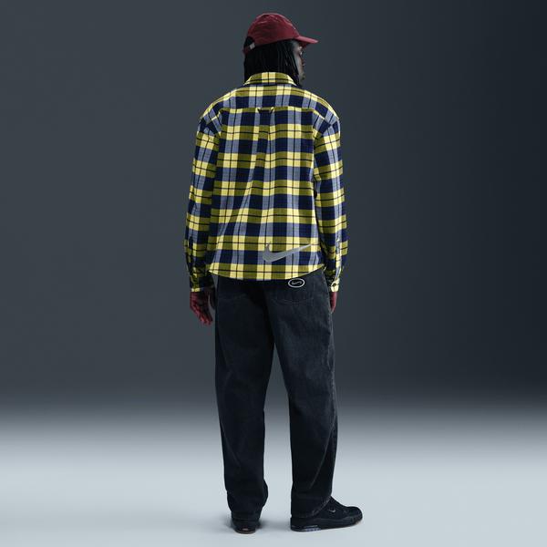 Nike SB x Eric Koston Skate Flannel- Midnight Navy/ Speed Yellow-Black Sheep Skate Shop