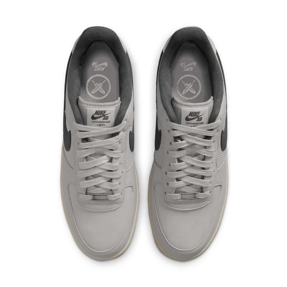 Nike SB x Yuto Horigome Air Force 1 AF1 White - Iron Grey - Coconut Milk-Black Sheep Skate Shop