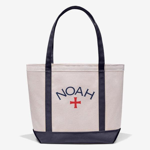 Noah Clothing Classic Core Logo Tote Bag Natural - Navy-Black Sheep Skate Shop