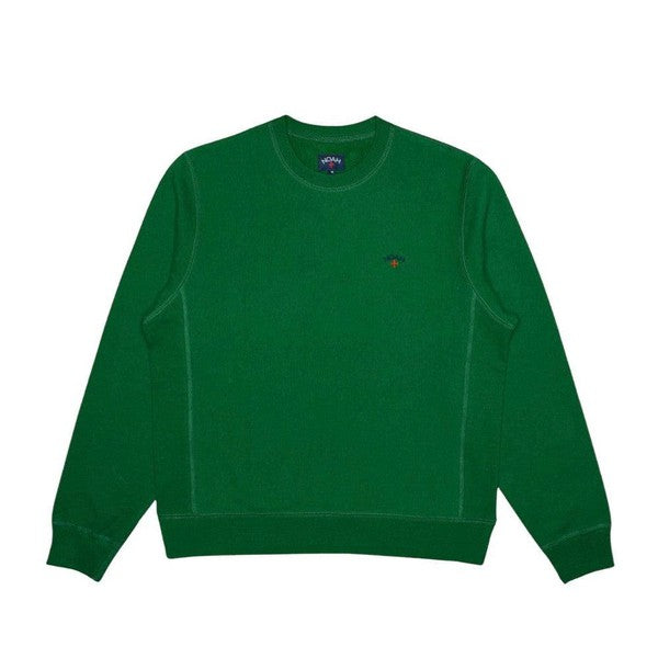 Noah Clothing Classic Fleece Crewneck Sweatshirt Spartan Green-Black Sheep Skate Shop