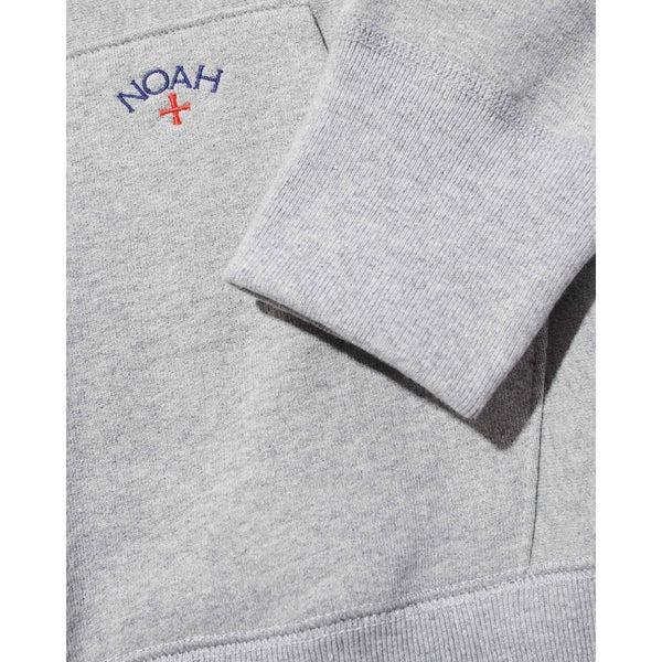 Noah Clothing Classic Hoodie Sweatshirt Heather Grey-Black Sheep Skate Shop