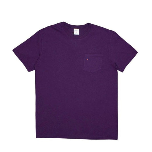 Noah Clothing Core Logo Pocket Tee Dark Purple-Black Sheep Skate Shop
