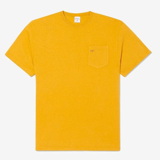 Noah Clothing Core Logo Pocket Tee Golden Orange-Black Sheep Skate Shop