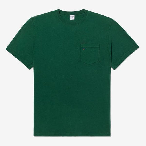 Noah Clothing Core Logo Pocket Tee Spartan Green-Black Sheep Skate Shop