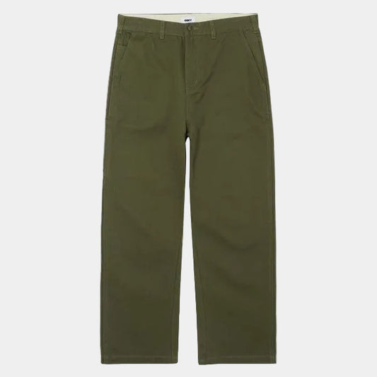 Obey Clothing Hardwork Carpenter Pant Tea Leaf-Black Sheep Skate Shop