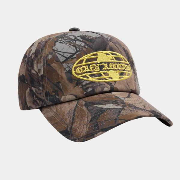 Obey Clothing Obey World Records 5 Panel Snapback Hat Fence Camo-Black Sheep Skate Shop