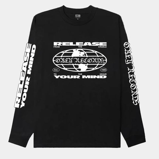 Obey Clothing Release Your Mind Classic Long Sleeve T-Shirt Black-Black Sheep Skate Shop