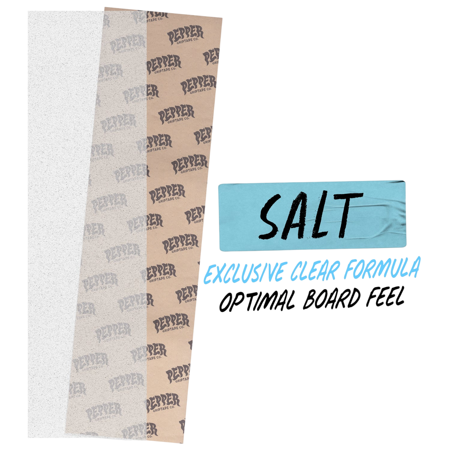 Pepper Griptape Co. Salt Clear Grip 10.5"