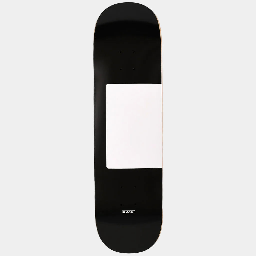 Quasi Skateboards Proto Deck 8.5" Black - White