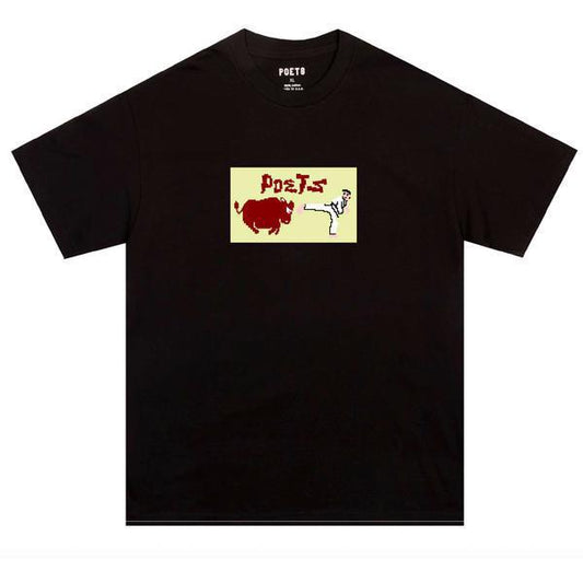 Poets Brand Champ Tee Black-Black Sheep Skate Shop