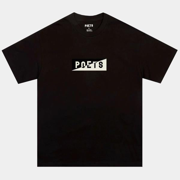 Poets Brand Cinzano Logo Tee Black-Black Sheep Skate Shop