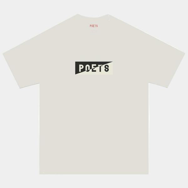 Poets Brand Cinzano Logo Tee White-Black Sheep Skate Shop