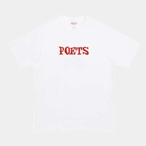 Poets Brand D&G Logo Tee White-Black Sheep Skate Shop