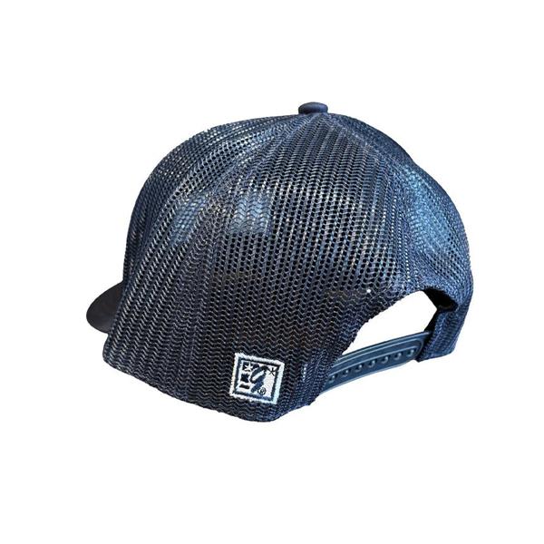 Poets Brand OG Split Mesh Snapback Hat Navy-Black Sheep Skate Shop