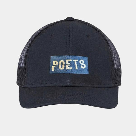 Poets Brand OG Split Mesh Snapback Hat Navy-Black Sheep Skate Shop